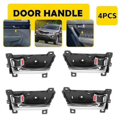 4 ручки внутренней двери переднего заднего пассажира водителя для 2011-2015 Kia Sorento EK - Изображение 1 из 4