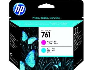 HP 761 Magenta/Cyan DesignJet Printhead, CH646A - Afbeelding 1 van 2