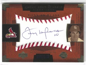 2004 Upper Deck Sweet Spot Classic Tony La Russa #SSA-62 Signatures Auto /145 B - Bild 1 von 2