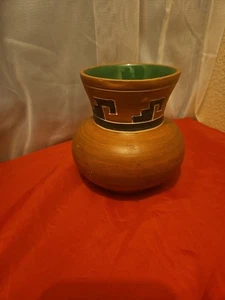 Vintage Antik Indisch Mexikanisch Topf Vase Böhmisch - Bild 1 von 8