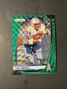 2024 Panini Prizm Green Prizm #297 Earl Campbell Houston Oilers - Bild 1 von 2