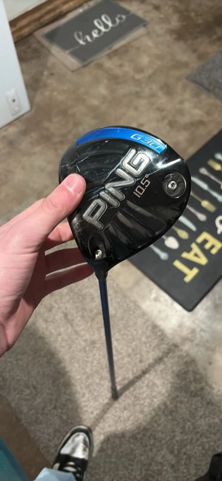 Left Handed Ping G30 10.5* Driver Regular Flex Ping TFC 419 & Headcover! - Image 1 of 2