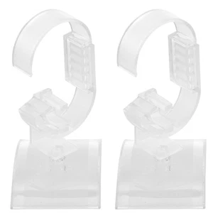 Set of 2 Watch Stand Display Bracket Holder Adjustable Acrylic - Picture 1 of 12