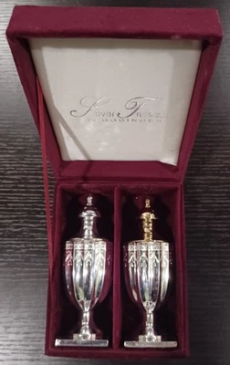 Vintage Godinger Silver Tresures Salt & Pepper Shakers - New - Image 1 of 4