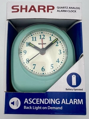 Sharp Alarm Clock With Ascending Alarm - Battery Operated - Image 1 of 3