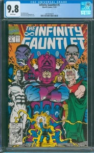 The Infinity Gauntlet #5 🌟 CGC 9.8 🌟 Galactus Cover! Marvel Graded Comic 1991 - Picture 1 of 2