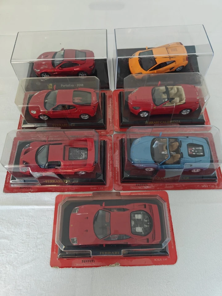 Lotto 7 Modellini Auto Edicola 1:43 - Immagine 1 di 4