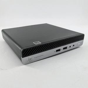 HP i5-8500T Mini PC ProDesk 400 G4 i5 8th Gen 8GB 128GB SSD Windows 11 Computer - Zdjęcie 1 z 9