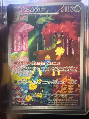 Sawsbuck 166/162 Sv05: Temporal Forces Holo - Image 1 of 2