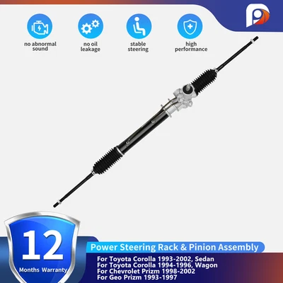 Barra de dirección y piñón para Toyota Corolla 1993-2000 2001 2002 Chevy Prizm 261963 Foto 1 de 4