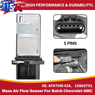 ✅OEM 15865791 Mass Air Flow Sensor for Chevrolet Impala Buick Cadillac GMC Isuzu - Image 1 of 4