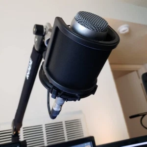 Microphone Pop Filter Metal Mic Pop Filter for BLUE YETI AT2020 AT2050 Brand New - Picture 1 of 4