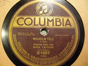 Lone Ranger Theme 1903 OCARINA MOSE TAPIERO WILLIAM TELL OVERTURE Columbia - Picture 1 of 2