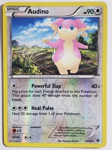 REVERSE HOLO Audino 83/98 LP - Poderes Emergentes Tarjeta Pokémon Kagemaru Himeno - Imagen 1 de 3