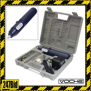 Mini taladro giratorio recargable inalámbrico Voche® herramienta hobby 100 accesorios y estuche - Imagen 1 de 6
