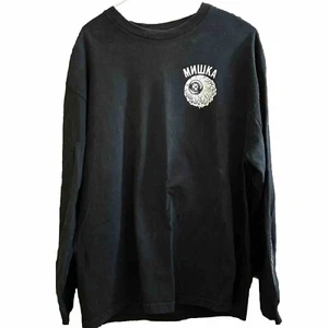 Mishka MNWKA long sleeve shirt men size Large Black Skater Horror - Picture 1 of 11