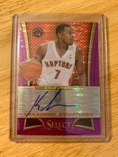 2013-14 Select KYLE LOWRY SSP AUTO #'d 32/99 PURPLE PULSAR SP PRIZM! GEM MINT??