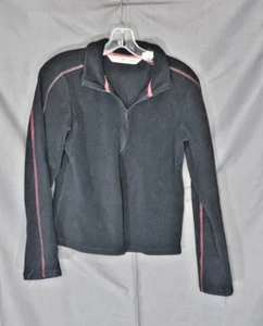 Tommy Hilfiger - Black Logo Fleece with Red Trim - Size Medium - Picture 1 of 3