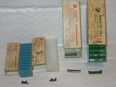 Nuevo LOTE DE HERRAMIENTAS Manchester dogbone surtido e insertos de carburo varios - Foto 1 de 4