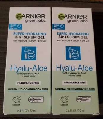 (2) Garnier Hyalu-Aloe Serum Gel 2.4oz - Image 1 of 2