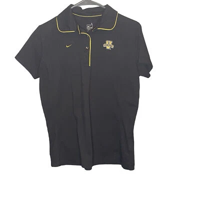 Camisa Polo Nike Team Vanderbilt Commodores Logo (niñas L Mujer S) Negra DriFit Foto 1 de 4