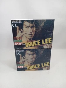 Bruce Lee Kung Fu Masters of Legend 3D Sculpted Heroes Figure Set / Lot of 2 NEW - Picture 1 of 10