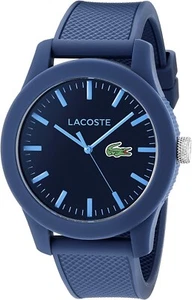 New Lacoste Unisex Watch Blue Color Silicone 2010765- L1212 - Picture 1 of 5