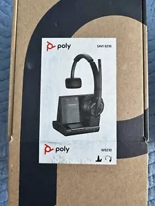 Poly Savi 8210 Office Wireless DECT Headset System - Picture 1 of 5