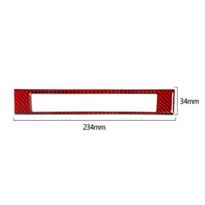 For Subaru BRZ Toyota 86 13-17 Carbon Fiber Center Console Frame Cover Red - Picture 1 of 2
