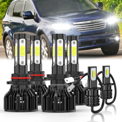 For Subaru Tribeca 08-2014 6x Combo LED Headlight High/Low Beam Fog Light Kit - Image 1 of 4