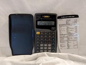 Texas Instruments "TI-30XA" Scientific Calculator w/ Cover, Tested - PRE-OWNED - Picture 1 of 10