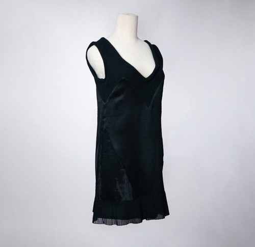 Mini abito maglione nero UNDERCOVER by Jun Takahashi 2007 taglia 1 US XS S