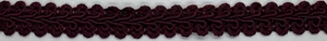 1/2" Dunkel Wein Französisch Chinesisch Gimp Zopf Stoff Borte 18 Yards - Bild 1 von 1