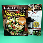 Instant Pot Vegetarian & Healthy Cookbook LOT OF 2 200+ Recipes Book Set NEW