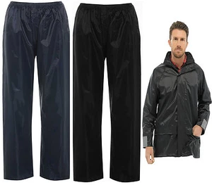 `Mens Waterproof Rain Over Trousers or jacket Overtrousers and boys - Picture 1 of 16