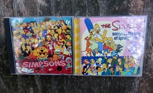 Set 2 Diff DIE SIMPSONS CDs gelbes Album TV-SHOW Songs Key Springfield SELTEN Sehr guter Zustand + - Bild 1 von 4