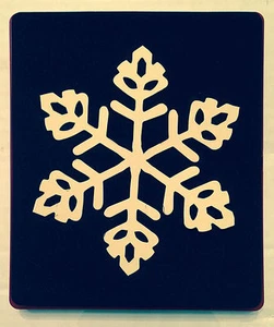 Sizzix Large Die Cutter ~ SNOWFLAKE #2 ~ Big Shot BigKick Winter Snow Holiday - Picture 1 of 1