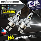 H4 9003 LED Headlight Bulbs White 40000LM CANbus For 03-10 Mercedes-Benz G55 AMG Mercedes-Benz Smart