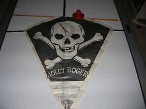 vintage paper kite jolly roger
