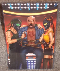 Stream Player 2 & 3 vs Steve Harvey Glossy Print 11 x 17 In Hard Plastic Sleeve - Picture 1 of 1
