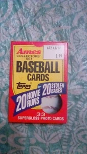 1989 Ames Baseball Boxed set (20 Home Runs 20 Stolen Bases) - Picture 1 of 5