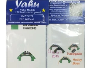 YAHU YMA7269 F4F Wildcat 1/72 Instrument panel - Picture 1 of 2