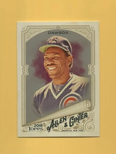 2018 Topps Allen & Ginter Glossy Silver #25 Andre Dawson HOF - Picture 1 of 1