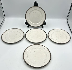 5 Vintage 70er Johnson Brothers Wüstensand Brotteller Eisenstein 6,25" gesprenkelt - Bild 1 von 8