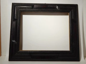 ANTICA IMPORTANTE GRANDE CORNICE LEGNO GHIOSCE' PERIODO ART DECO #2044 - Imagen 1 de 10