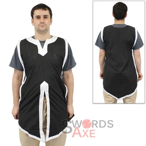 Camicia a tunica Larp Jerkin Senza Maniche Base Costume Medievale Tabard Rinascimento - Foto 1 di 3