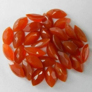 Red Onxy Faceted Marquise Cut 12x6 MM 08 Pcs Lot Good Quality Loose Gemstone - Picture 1 of 4