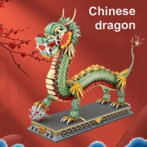 1416Pcs Chinese Dragon Block Chinese Style Animal Mini Building Blocks - Picture 1 of 6