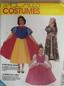 McCalls 6810 Libro de Cuentos Niñas Disfraces Blancanieves Dorothy Belle Princesa Talla 7  - Imagen 1 de 2