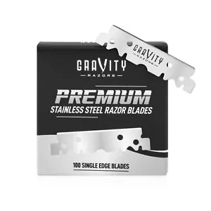 Premium einseitige Rasierklingen - schwedische Stahlrasierklingen von GRAVITY RAZERS - Bild 1 von 14